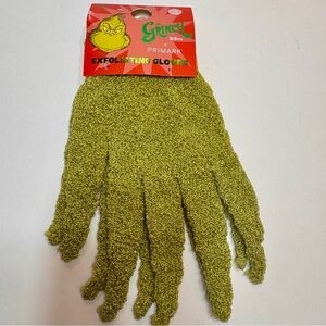 NWT The Grinch Exfoliating Gloves from the Primark collection. Green gloves